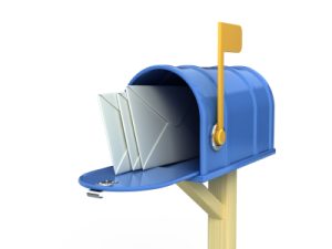 mailbox full of letters