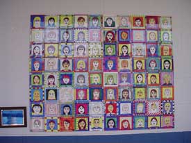 ceramic tile wall fundraising results
