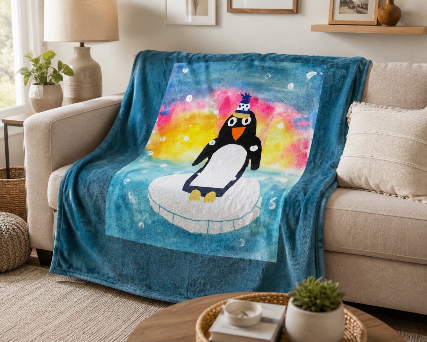 その他 USED HANDMADE BLANKET Custom Art Blanket | Original Works