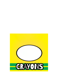 Footprint Crayon Template