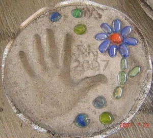 Mother's Day hand imprint gift