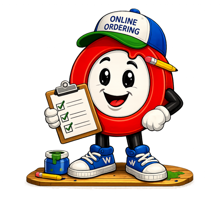Red O with Checklist