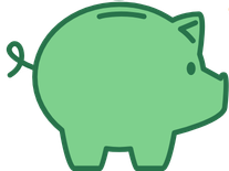 PROFIT piggy bank icon