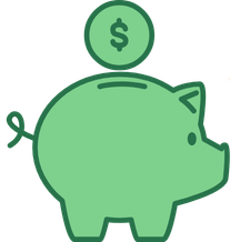 PROFIT piggy bank