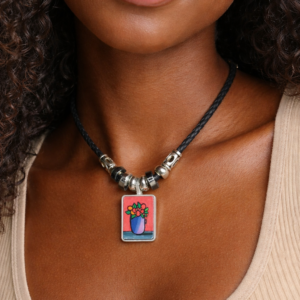 Pendant Neck on model