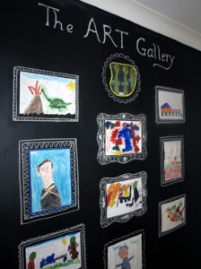 way to display kids artwork