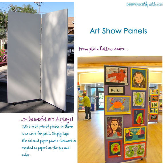 How to make art show display panels