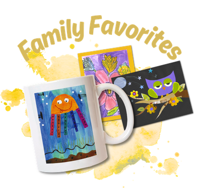 Family Favorites. Mug and magnet