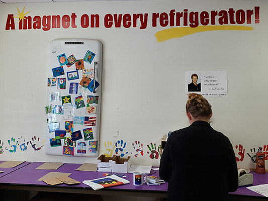Magnet on Every Refrigerator Wall